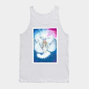 Angel Archelle - Angel Reiki - Light Warrior illustration by Benita Jayne Tank Top